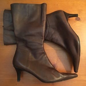 Nine West Brown Leather Boots